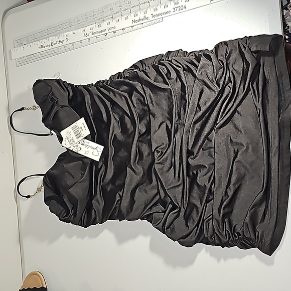 Speechless Little Black dress Juniors Large NWT MSRP $46 Jeweled Straps Prom - Picture 4 of 16